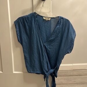 Madewell jean colored top